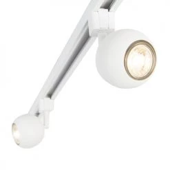 QAZQA Appliques Murales Et Spots Spot Plafond En Acier Blanc -Luminaires Contemporain Soldes spot plafond en acier blanc 19