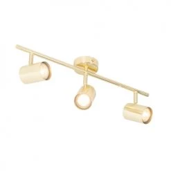 QAZQA Appliques Murales Et Spots Spot Plafond En Acier Doré/laiton