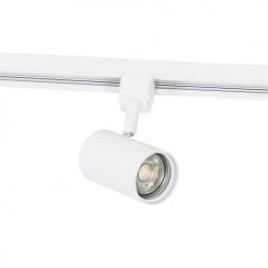 QAZQA Appliques Murales Et Spots Spot Plafond En Aluminium Blanc -Luminaires Contemporain Soldes spot plafond en aluminium blanc 5