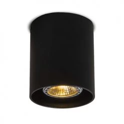 QAZQA Appliques Murales Et Spots Spot Plafond En Aluminium Noir