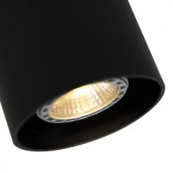 QAZQA Appliques Murales Et Spots Spot Plafond En Aluminium Noir -Luminaires Contemporain Soldes spot plafond en aluminium noir 15