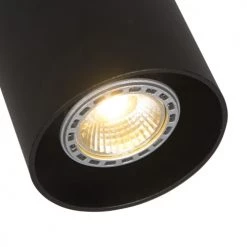 QAZQA Appliques Murales Et Spots Spot Plafond En Aluminium Noir -Luminaires Contemporain Soldes spot plafond en aluminium noir 16