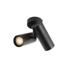 QAZQA Appliques Murales Et Spots Spot Plafond En Aluminium Noir