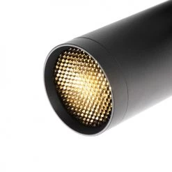 QAZQA Appliques Murales Et Spots Spot Plafond En Aluminium Noir -Luminaires Contemporain Soldes spot plafond en aluminium noir 9