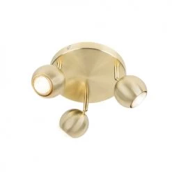 QAZQA Appliques Murales Et Spots Spot Plafond En Métal Doré/laiton