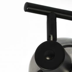 QAZQA Appliques Murales Et Spots Spot Plafond En Verre Noir -Luminaires Contemporain Soldes spot plafond en verre noir 9