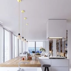 Hoopzi Suspensions Suspension 1 Fil électrique En Tissu Doré 2,5m Douille Noire -Luminaires Contemporain Soldes suspension 1 fil electrique en tissu dore 2 5m douille noire 3