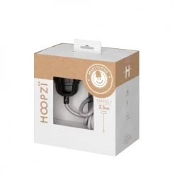 Hoopzi Suspensions Suspension 1 Fil électrique En Tissu Gris 2,5m Douille Noire -Luminaires Contemporain Soldes suspension 1 fil electrique en tissu gris 2 5m douille noire 3