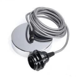 Hoopzi Suspensions Suspension 1 Fil électrique En Tissu Métal 3m