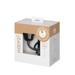 Hoopzi Suspensions Suspension 1 Fil électrique En Tissu Noir -Luminaires Contemporain Soldes suspension 1 fil electrique en tissu noir 3