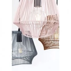 Kare Design Suspensions Suspension 3 Abat-jours En Acier Tricolore -Luminaires Contemporain Soldes suspension 3 abat jours en acier tricolore 2