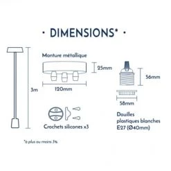 Hoopzi Suspensions Suspension 3 Fils électriques En Tissu Rouge 3m 8 Hoopzi Suspensions Suspension 3 Fils électriques En Tissu Rouge 3m -Luminaires Contemporain Soldes suspension 3 fils electriques en tissu rouge 3m 2