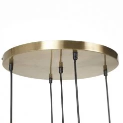 Maisons Du Monde Suspensions Suspension 5 Abat-jours Filaires Dorés -Luminaires Contemporain Soldes suspension 5 abat jours filaires dores 1000 12 37 202618 2