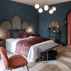 Maisons Du Monde Suspensions Suspension 6 Globes En Verre Opaline Et Métal Doré -Luminaires Contemporain Soldes suspension 6 globes en verre opaline et metal dore 1000 8 30 201832 6