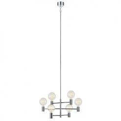 Markslöjd Lustres Suspension 6 Lumières Avec 3 Bras Orientables Métal D62cm -Luminaires Contemporain Soldes suspension 6 lumieres avec 3 bras orientables metal d62cm 2