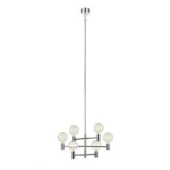 Markslöjd Lustres Suspension 6 Lumières Avec 3 Bras Orientables Métal D62cm -Luminaires Contemporain Soldes suspension 6 lumieres avec 3 bras orientables metal d62cm 4