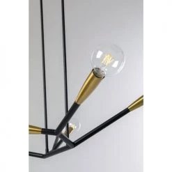 Kare Design Suspensions Suspension 7 Branches En Acier Noir Et Cuivré -Luminaires Contemporain Soldes suspension 7 branches en acier noir et cuivre 3