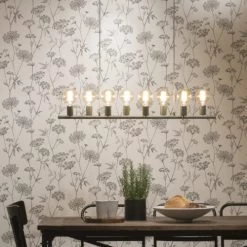 It's About Romi Suspensions Suspension 8 Lumières Métal Vert L105cm -Luminaires Contemporain Soldes suspension 8 lumieres metal vert l105cm 2