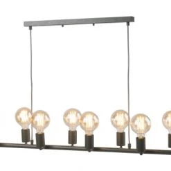 It's About Romi Suspensions Suspension 8 Lumières Métal Vert L105cm -Luminaires Contemporain Soldes suspension 8 lumieres metal vert l105cm 4