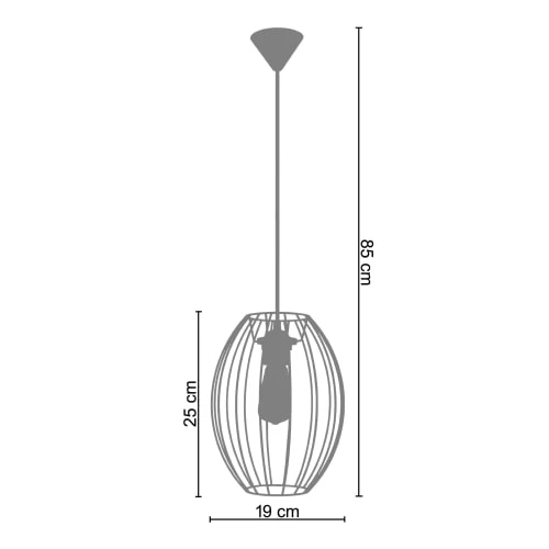 Tosel Suspensions Suspension Acier Noir 2 Tosel Suspensions Suspension Acier Noir – Image 2