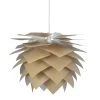 Dyberg Larsen Suspensions Suspension Avec Ailettes Polycarbonate Couleur Beige, H 40 Cm D 45 Cm