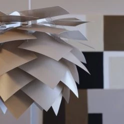 Dyberg Larsen Suspensions Suspension Avec Ailettes Polycarbonate Couleur Beige, H 40 Cm D 45 Cm -Luminaires Contemporain Soldes suspension avec ailettes polycarbonate couleur beige h 40 cm d 45 cm 4