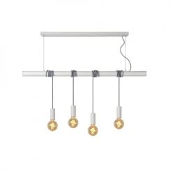 Lucide Suspensions Suspension Barre 4 Lumières En Métal L120cm