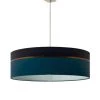 Abat-jours Suspensions Suspension Bicolore Bleu T 65 X H 25
