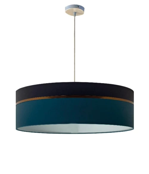 Abat-jours Suspensions Suspension Bicolore Bleu T 65 X H 25 1 Abat-jours Suspensions Suspension Bicolore Bleu T 65 X H 25