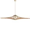 RIF Suspensions Suspension Bois Design Beige Foncé D124cm