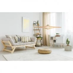 RIF Suspensions Suspension Bois Design Beige Foncé D124cm -Luminaires Contemporain Soldes suspension bois design beige fonce d124cm 4