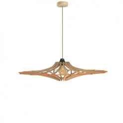 RIF Suspensions Suspension Bois Design Beige Foncé D65cm