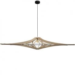 RIF Suspensions Suspension Bois Design Noir Beige D160cm