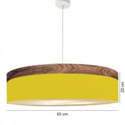 Abat-jours Suspensions Suspension Boobby Slim Jaune T 65 X H 20 -Luminaires Contemporain Soldes suspension boobby slim jaune t 65 x h 20 2