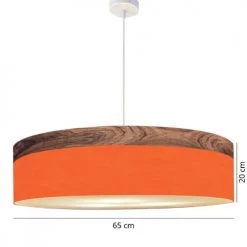 Abat-jours Suspensions Suspension Boobby Slim Orange T 65 X H 20 -Luminaires Contemporain Soldes suspension boobby slim orange t 65 x h 20 3