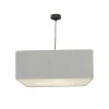 Abat-jours Suspensions Suspension Carrée Carlito Gris Clair T 50 X H 20