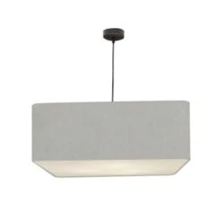 Abat-jours Suspensions Suspension Carrée Carlito Jaune T 50 X H 20 -Luminaires Contemporain Soldes suspension carree carlito gris clair t 50 x h 20 8