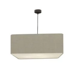 Abat-jours Suspensions Suspension Carrée Carlito Jaune T 50 X H 20 -Luminaires Contemporain Soldes suspension carree carlito taupe t 50 x h 20 8
