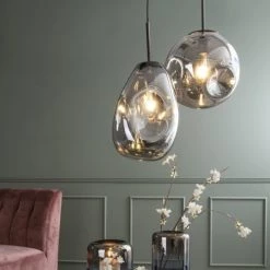 Present Time Suspensions Suspension Chrome Miroir H22cm -Luminaires Contemporain Soldes suspension chrome miroir h22cm 2