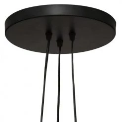 Home Maison Suspensions Suspension Corde 3 Lampes Noir D25cm -Luminaires Contemporain Soldes suspension corde 3 lampes noir d25cm 3