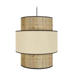 Tosel Suspensions Suspension Couleur CrĂšme En Tissu