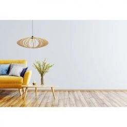 RIF Suspensions Suspension Design Bois Kit Bois Beige Foncé D70cm -Luminaires Contemporain Soldes suspension design bois kit bois beige fonce d70cm 2