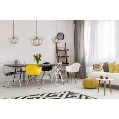 RIF Suspensions Suspension Design Bois Kit Noir Beige Foncé D54cm -Luminaires Contemporain Soldes suspension design bois kit noir beige fonce d54cm 3