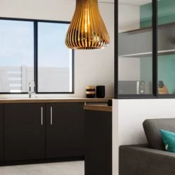 Abat-jours Suspensions Suspension Design Eluim Or T 40 X H 45 -Luminaires Contemporain Soldes suspension design eluim or t 40 x h 45 2