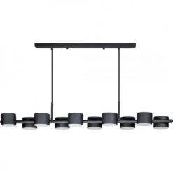 Deladeco Suspensions Suspension Design En Métal Noir 134,5 Cm