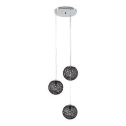 Lampea Suspensions Suspension Design En Blanc 105 Cm -Luminaires Contemporain Soldes suspension design en noir 105 cm