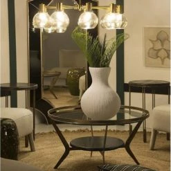 Thai Natura Lustres Suspension Dorée 5 Thai Natura Lustres Suspension Dorée -Luminaires Contemporain Soldes suspension doree 2