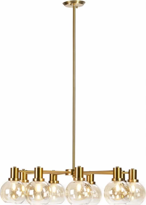 Thai Natura Lustres Suspension Dorée 1 Thai Natura Lustres Suspension Dorée