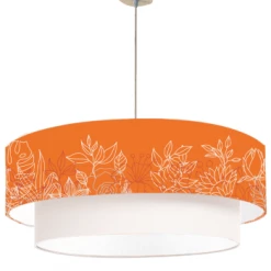 Abat-jours Suspensions Suspension Double Bouquet Bleu Canard T 65 X H 30 -Luminaires Contemporain Soldes suspension double bouquet mandarine t 65 x h 30 2