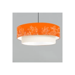 Abat-jours Suspensions Suspension Double Bouquet Mandarine T 65 X H 30 -Luminaires Contemporain Soldes suspension double bouquet mandarine t 65 x h 30 4